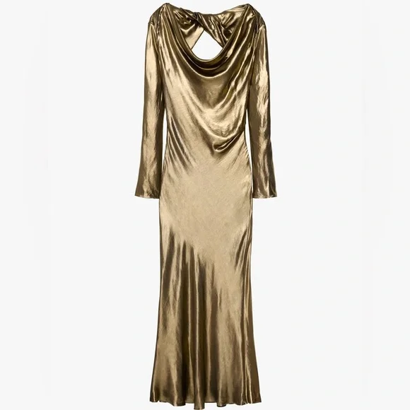 ZARA DRAPED DRESS LIMITED EDITION - Picture 12 of 14